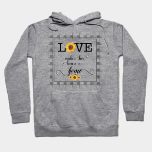 Lovely Plaid Sentiments B Hoodie